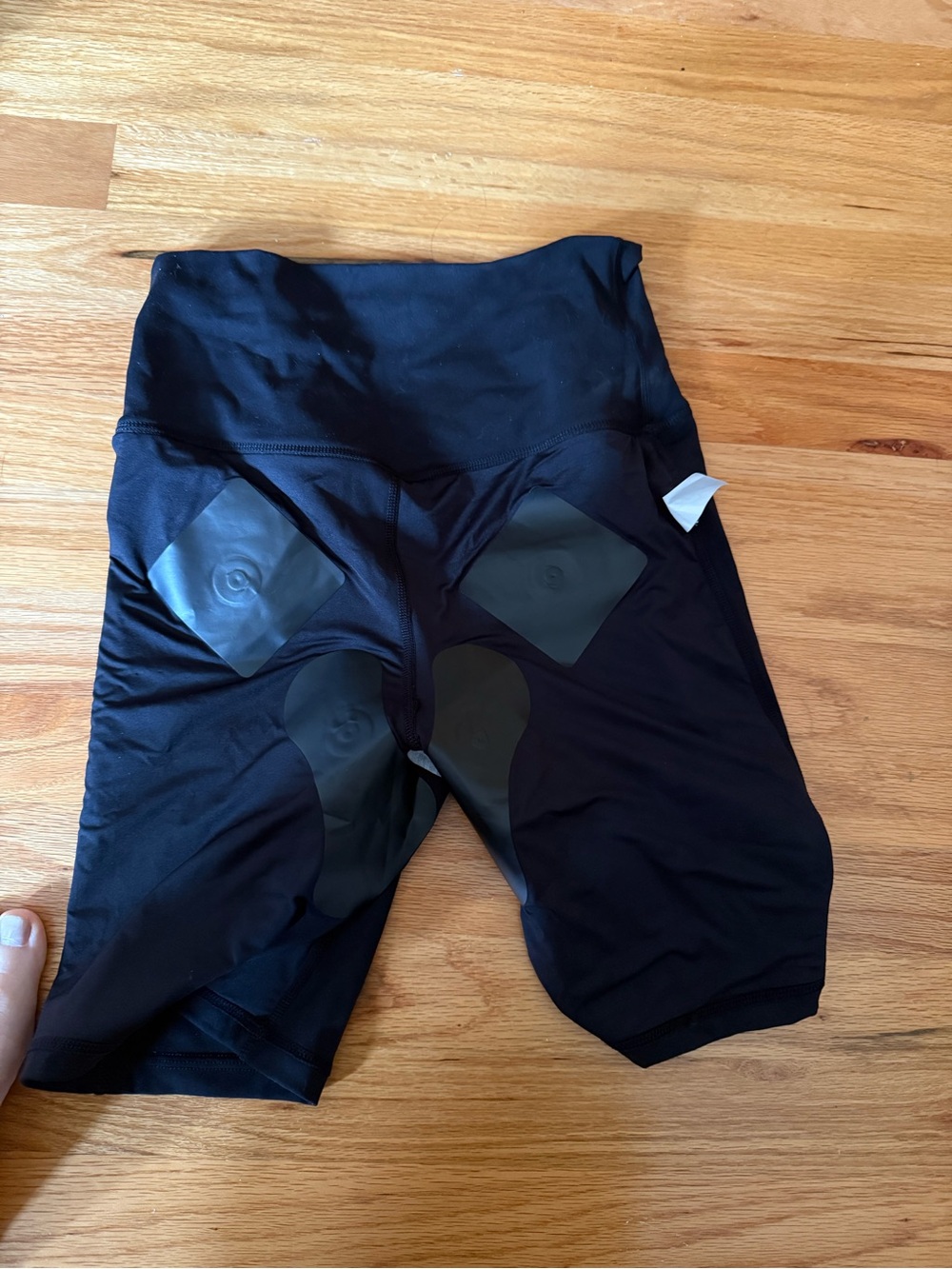 EMS High-Waist Black Shorts - Picture 4 of 4